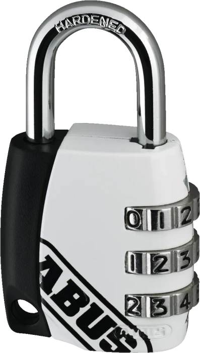 ABUS 155/30 weiß, Zahlenschloss