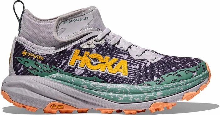 Hoka Speedgoat 6 Mid Gore-Tex ash grey/charcoal grey (Damen)