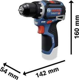 Bosch Professional GSR 12V-32 Akku-Bohrschrauber inkl. Tasche + Akku 2.0Ah + Zubehör