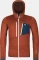 Ortovox Fleece Grid Hoody Funktionsjacke clay orange (Herren) Vorschaubild
