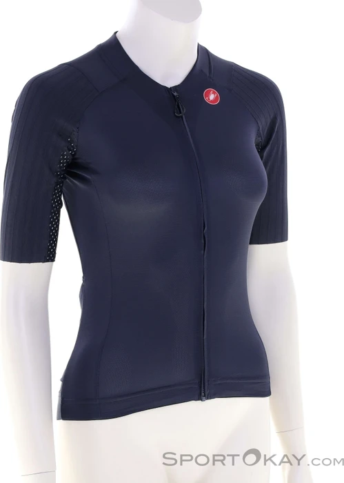 Castelli Aero Race 8S Trikot kurzarm belgian blue (Damen)