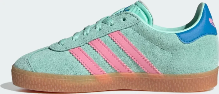 adidas Gazelle clear mint/bliss pink/bright blue (Junior)