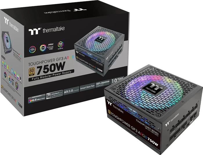 Thermaltake ToughPower GF3 ARGB 750W, ATX 3.0