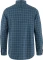Fjällräven Övik Flannel Hemd langarm indigo blue/flint grey (Herren) Vorschaubild
