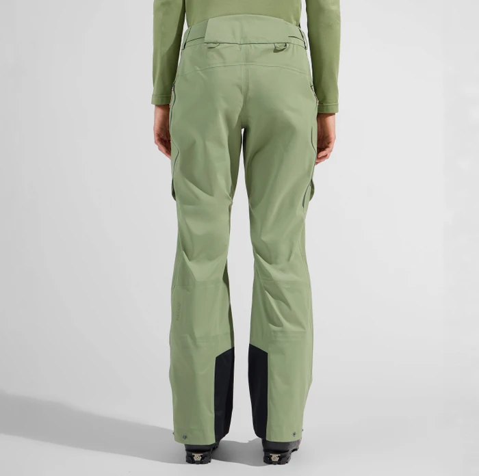 Odlo X-Alp 3L Hardshell Skihose lang matte green (Damen)