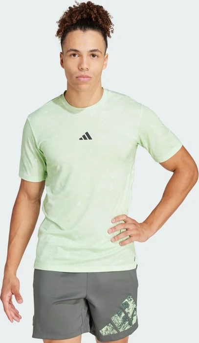 adidas Power Workout Funktionsshirt kurzarm semi green spark (Herren)