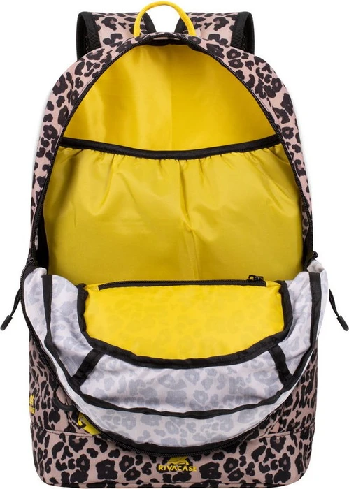 RivaCase Erebus 5421 Stadtrucksack Laptop Rucksack 13.3", leopard
