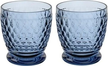 Villeroy & Boch Boston Trinkglas blau, 2 Stück