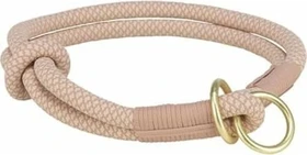 Trixie Soft Rope Zug-Stopp-Halsband, XS, Rosa/Hellrosa