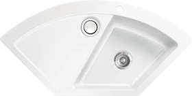 systemceram Mera Eck F Einbau Becken rechts grönland