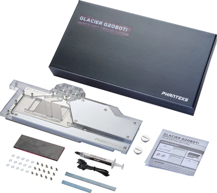 Phanteks Glacier RTX 2080Ti Gigabyte Xtreme Edition silber