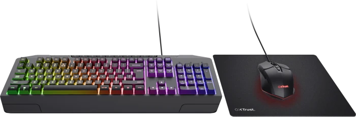 Trust Gaming GXT 791 3-in-1 Gaming-Bundle, schwarz, USB, DE