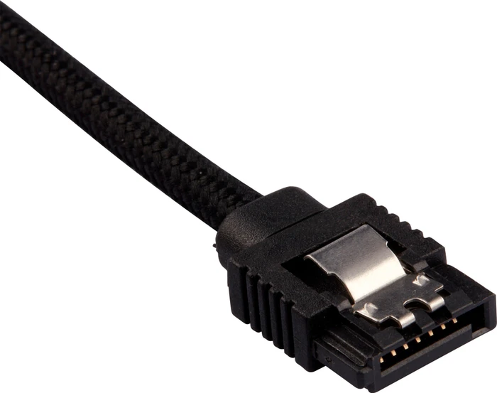 Corsair Premium Sleeved SATA 6Gb/s Kabel schwarz 0.6m