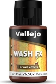 Vallejo Model Wash 507 dark rust, 35ml