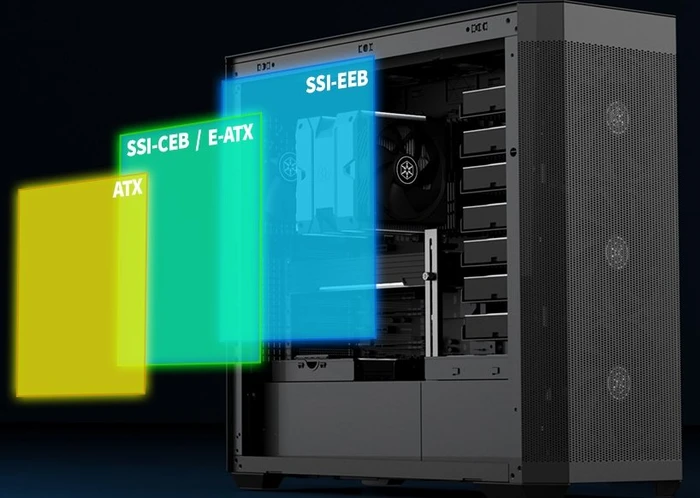 SilverStone Seta H2, schwarz, Glasfenster