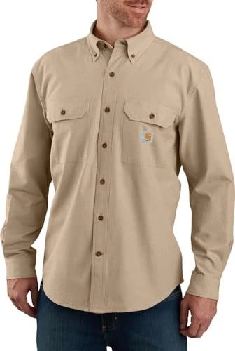 Carhartt Loose Fit Midweight Chambray Hemd langarm dark tan (Herren)