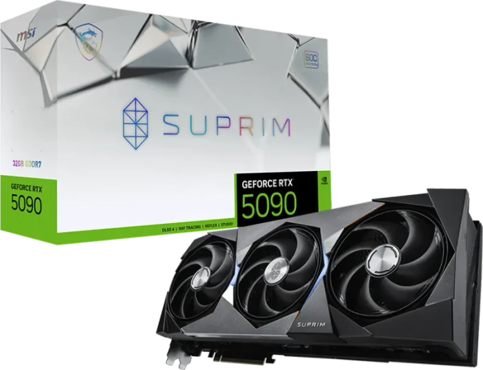 MSI GeForce RTX 5090 32G Suprim SOC, G5090-32SPS, 32GB GDDR7, HDMI, 3x DP