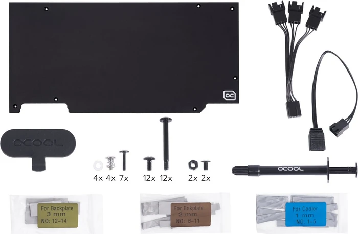 Alphacool Eiswolf 2 AiO 360mm RTX 3090/3080 TUF mit Backplate