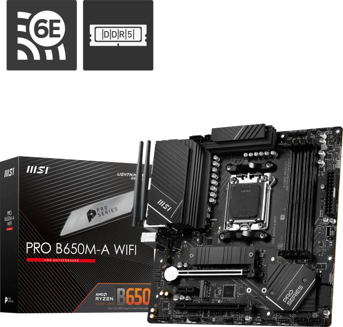 MSI PRO B650M-A WIFI (AMD AM5)