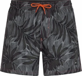 O'Neill Cali Floral 16" Badeshorts black dipped leaves (Herren)