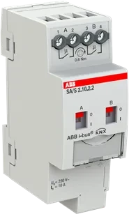 ABB SA/S2.10.2.2 Schaltaktor 2-fach, 230V, 10A, 2TE REG, Schaltaktor