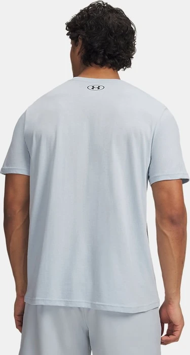 Under Armour Sportstyle Left Chest Funktionsshirt kurzarm blue fog/black (Herren)