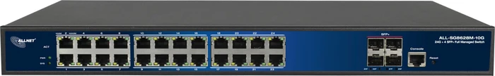 Allnet SG86 Rackmount Gigabit Managed Switch, 24x RJ-45, 4x SFP+