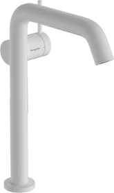 Hansgrohe Tecturis S Einhebel-Waschtischmischer 240 Fine CoolStart EcoSmart+ für Aufsatzwaschtische ohne Ablaufgarnitur mattweiß