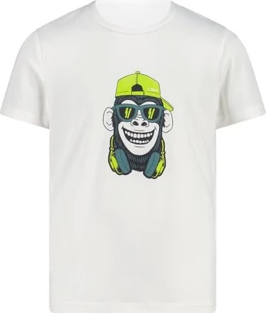 CMP Stretch Jersey T-Shirt kurzarm weiß (Junior)