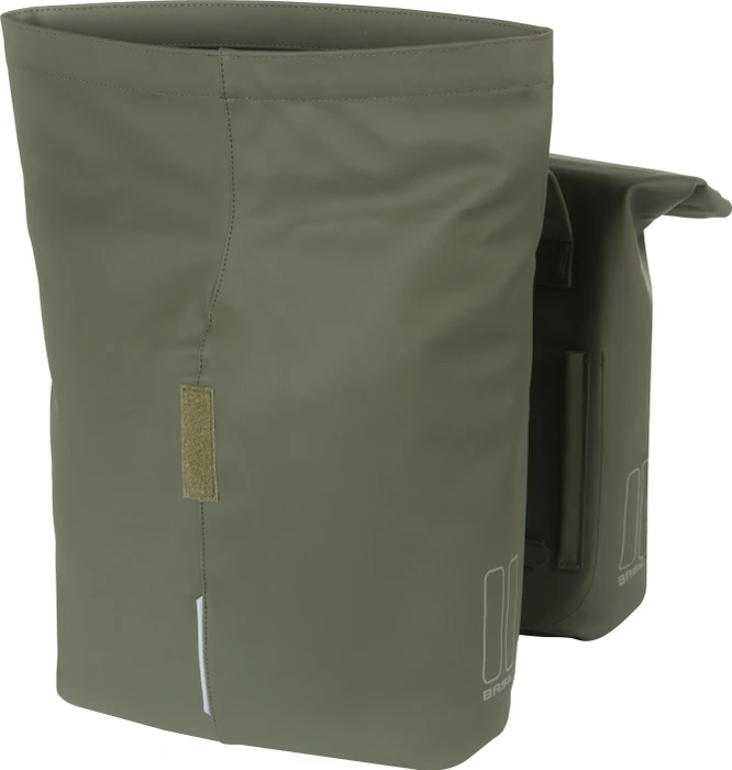 Basil City Doppeltasche Gepäcktasche moss green