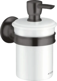 Hansgrohe Axor Montreux Seifenspender mit Halter brushed black chrome