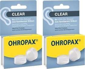 Ohropax Clear Vor-Ohrstöpsel, 6 Stück
