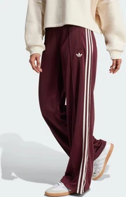 adidas Classic Firebird Loose Trainingshose lang maroon/cream white (Damen)
