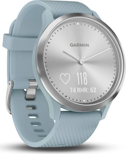 Garmin vivomove HR Aktivitäts-Tracker silber/blau
