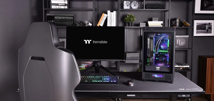 Thermaltake The Tower 200, schwarz, Glasfenster, Mini-ITX