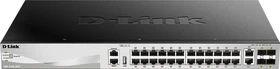 D-Link DGS-3130 Rackmount Gigabit Managed Switch, 26x RJ-45, 4x SFP+ (DGS-3130-30TS/SI)