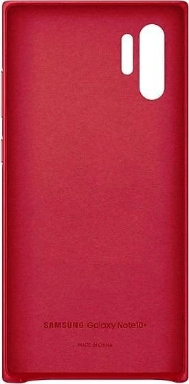 Samsung Leather Cover für Galaxy Note 10+ rot
