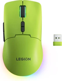 Lenovo Legion M220 Wireless RGB Gaming Mouse, Surge Green, USB/Bluetooth (GY51V60436)