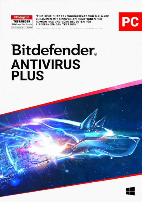 BitDefender AntiVirus Plus 2026, 3 User, 2 Jahre, ESD (deutsch) (PC)
