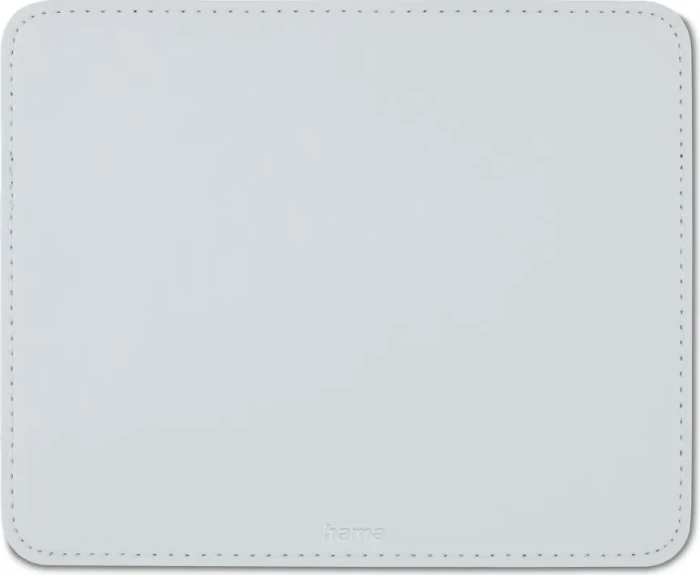 Hama Mauspad "Lederoptik", 220x180mm, weiß