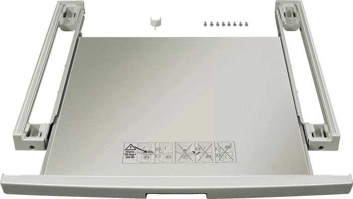 BSH Hausgeräte Verbindungssatz mit Auszug silber
