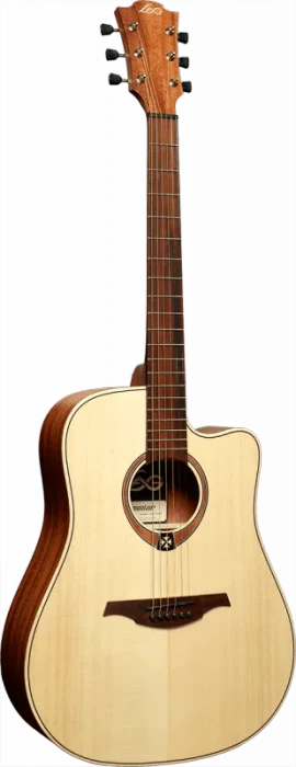 LAG Tramontane 70 Dreadnought Cutaway electroacoustic Natural