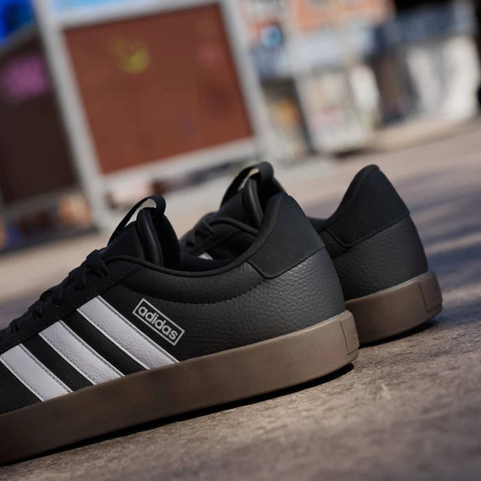 adidas VL Court 3.0 core black/cloud white/gum (Herren)