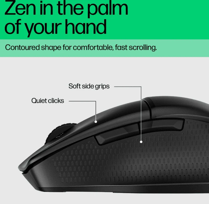 HP 480 Comfort Bluetooth Mouse schwarz, Bluetooth