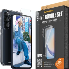 PanzerGlass Screen Protector Ultra-Wide Fit with EasyAligner für Samsung Galaxy A35 5G