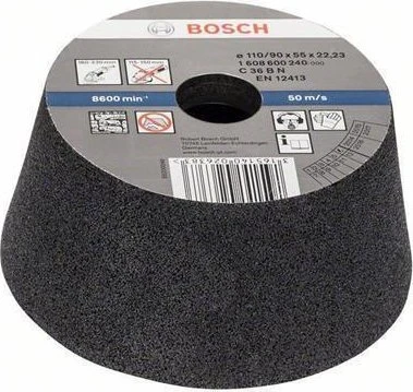 Bosch Professional Topfscheibe konisch, 110x55x22.23mm, 1 Stück