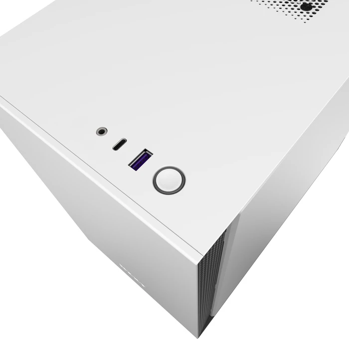 NZXT H210i, weiß, Glasfenster, Mini-ITX