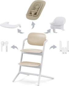 Cybex Lemo 4in1 Hochstuhl sand white