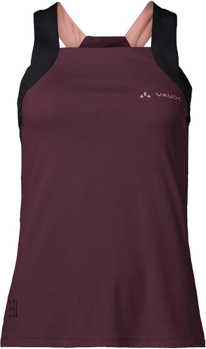Vaude Matera Top Trikot ärmellos cassis uni (Damen)