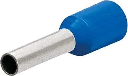 Knipex Aderendhülsen mit Kunststoffkragen 16mm² blau 100 Stück